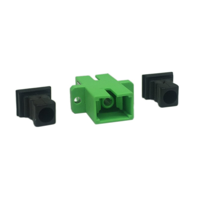 CERRXIAN SC Fiber Optic Adapter Female to Female APC Simplex
