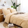 Janlive Washed Cotton Duvet Cover King Ultra Soft 100% Cotton
