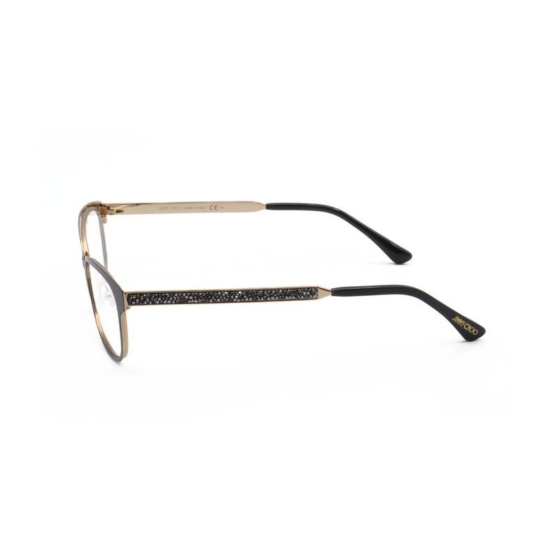 [ジミーチュウ] ファッションメガネ JC203 レディース ブラック EU 52 (FREE サイズ)