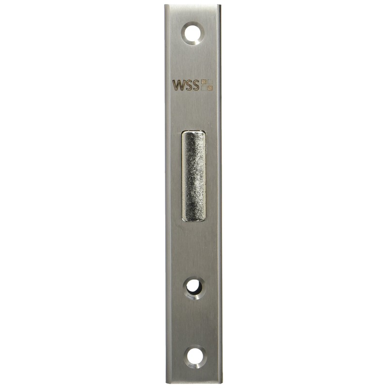 WSS Latch Lock/Backset 34 mm/Cuff, 160 mm, Stainless Steel/Pack of