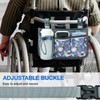 SHIFANQI Wheelchair Bag, Walker Bag, Wheelchair Side Bag, Armrest Organizer