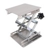 Stainless Steel Lab Jack Scissor Stand Platform 4x4in Expandable Height