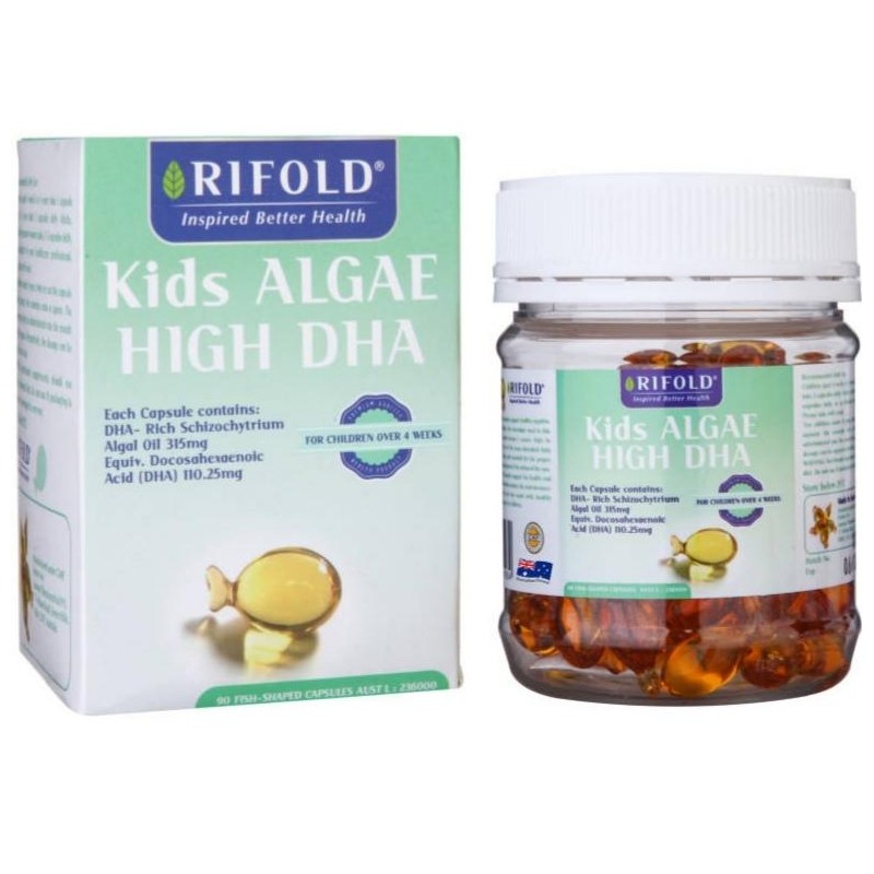 Rifold Kids Algae High DHA 90 Capsules
