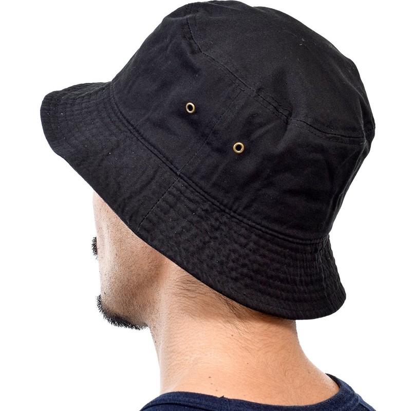 New Hattan Hat Bucket Hat for Men & Women, Black