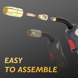 TOOLIOM MIG Welding Gun Torch Stinger Replacement for Miller M-150/M-15 249040, MIG Gun 150Amp 12ft Cable