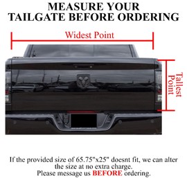 GRAPHIX EXPRESS Truck Tailgate Wrap for Pickup Trucks (T209 Skull Skulls) Tailgate Decal Tailgate Decals for Pickup Trucks Truck Decals and Graphics Decals for Trucks