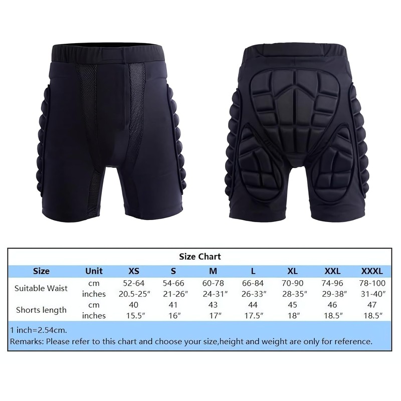 SPP 3D Hip Padded Shorts Pants Impact Hip Protection Shorts
