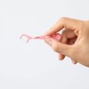 Okamura Toothpaste Teacher for Infants and Toddlers, Sponge Floss, Up