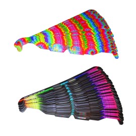 Rob's Super Happy Fun Store Fireworks Glasses - 100 Glasses - Trippy Tie-Dye / Rave Wave Frames