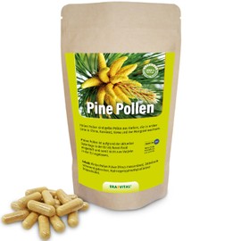 Pine Pollen Capsules Wild Collection Cell Wall Broken Vegetarian Capsule Shell (Pack of 540)
