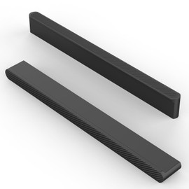 FURNIWARE Pack of 10 Furniture Handles, Carving Process Cabinet Handles, 160 mm Hole Spacing, Kitchen Handles, Black Drawer Handles, Furniture Handles, Kitchen Cabinet Handles