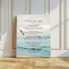 Inspirational Psalm 23 Canvas Wall Art Decor - 11X14 inch