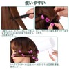 Perm Rod Set Hair Perm Rod 20pcs 5 Size (Yellow)