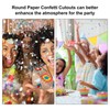 sourcing map Glitter Round Confetti Cutouts Paper Circles Cut-outs for