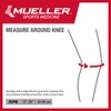 Mueller Adjustable Knee Support, Open Patella, Black, OSFM