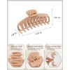 3 Pcs Silicone Hair Clips Flexible Claw Clips for Women