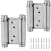 Free Hinge, 2 Pieces, Stainless Steel Door Hinge, Double Opening,