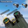 Black hole 12x42 Binoculars High Power Binoculars for Adults with