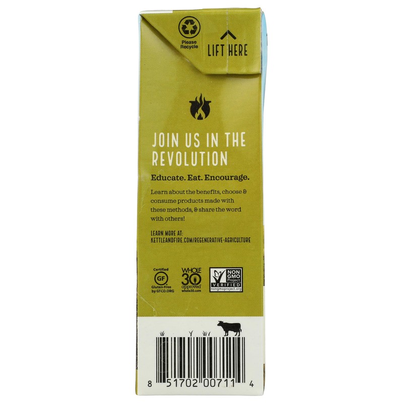 Kettle & Fire Regenerative Agriculture Beef Bone Broth, 16.9 OZ