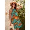 Bluetime Floral Boho Midi Dress Casual Flowy Sleeveless Sundresses for