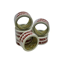 PACKnSELL (1 pack) Stikky® Handle With Care Packaging Parcel Packing Tape Strong 48mm x 66m
