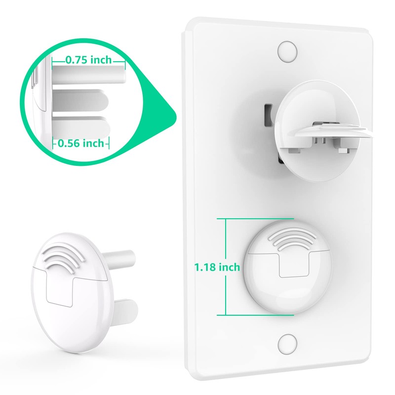 Outlet Covers Baby Proofing with Hidden Handle (32 Pack) Child