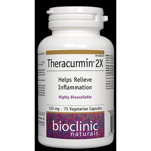 Bioclinic Naturals Theracurmin 2X 75 Veg Capsules