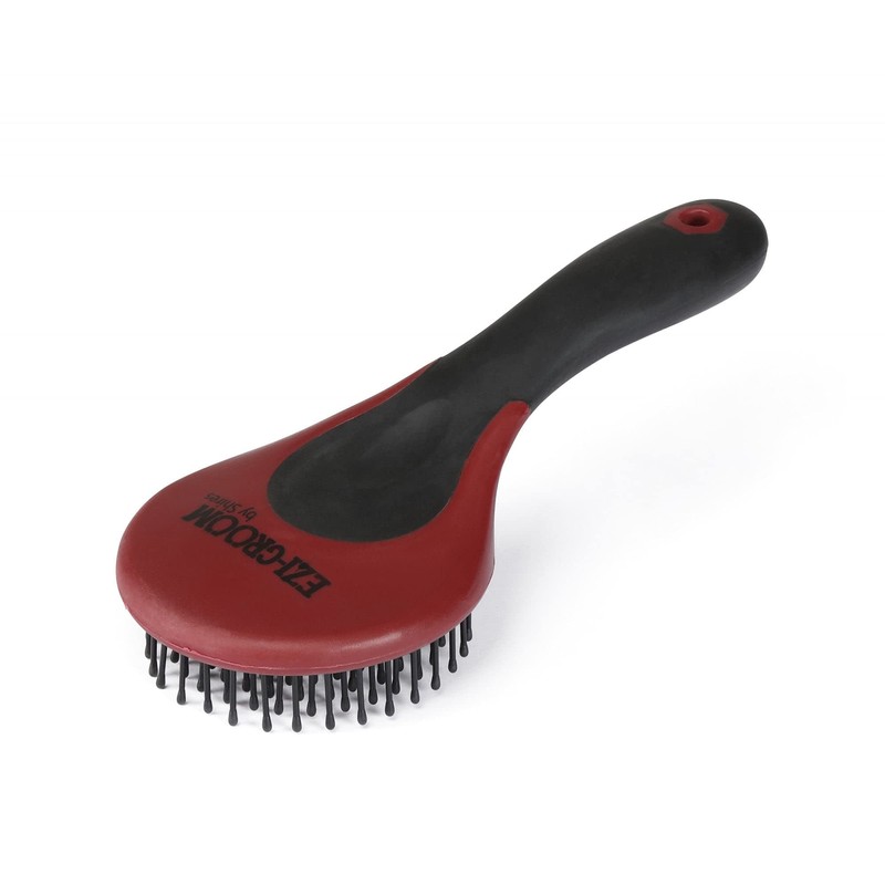 Shires 1366 Ezi-Groom Grip Mane & Tail Brush Lime Green