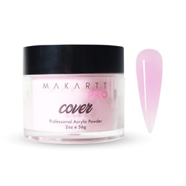 MakarttPro Acrylic Powder - 56g/2oz Nail Cover for Extension, Perfect for Professional Private Nail Technicians - Color: Pink Fever