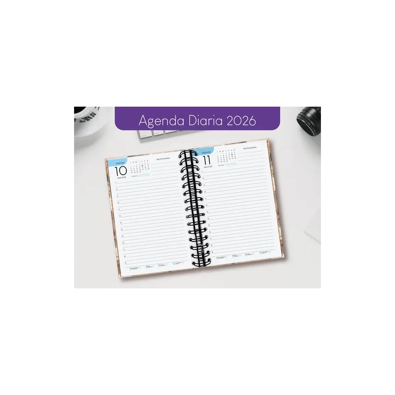 Mi Agenda Bonita Y Chingona / Diaria, Metas, Hábitos Etc.