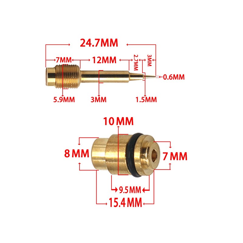 XV250 Carburetor Repair Kit, Compatible with Yamaha Virago250 XV250, with