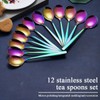 Berglander Coloured Teaspoon, Set of 12, Stainless Steel, Titanium-Coated Coloured