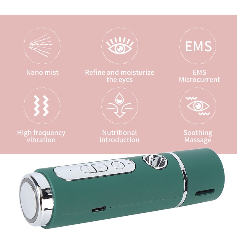 Handheld Eye Massager Wand EMS Sooth Fade Dark Circles Vibration