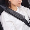 Bonform Phiten 7426-16BK Phiten Leather Seat Belt Pad with Aqua
