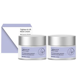 LFCFBH 2PCS Neck Firming Cream, Tighten and Lift Neck Cream, Neck Tightening Cream, Moisturizer for Firm, Youthful Skin, Anti Aging Smoothes Wrinkles Skin