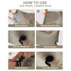 EPEDAL24 Travel Laundry Bag, Pump-Free Vacuum Compression Dirty Clothes Bag,