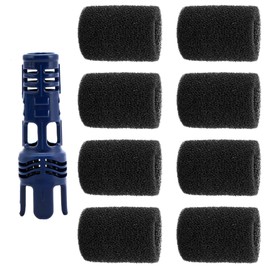 licvqel Tail Sweep Pro with Scrubber Fit for Polaris Tail Scrubber 280, 3900 Sport, 380, 360, 180 Pool Cleaners,1 Tail Sweep Pro TSP10S with 8 Foam Scrubber Fit for Polaris Pool Cleaner Parts