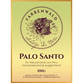 Farbenwald - Palo Santo, 100g, feine Scheite, aus Peru, zum Verräuchern, Bursera graveolens