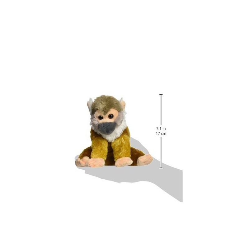 Wild Republic Squirrel Monkey Plush, Stuffed Animal, Plush Toy, Gifts