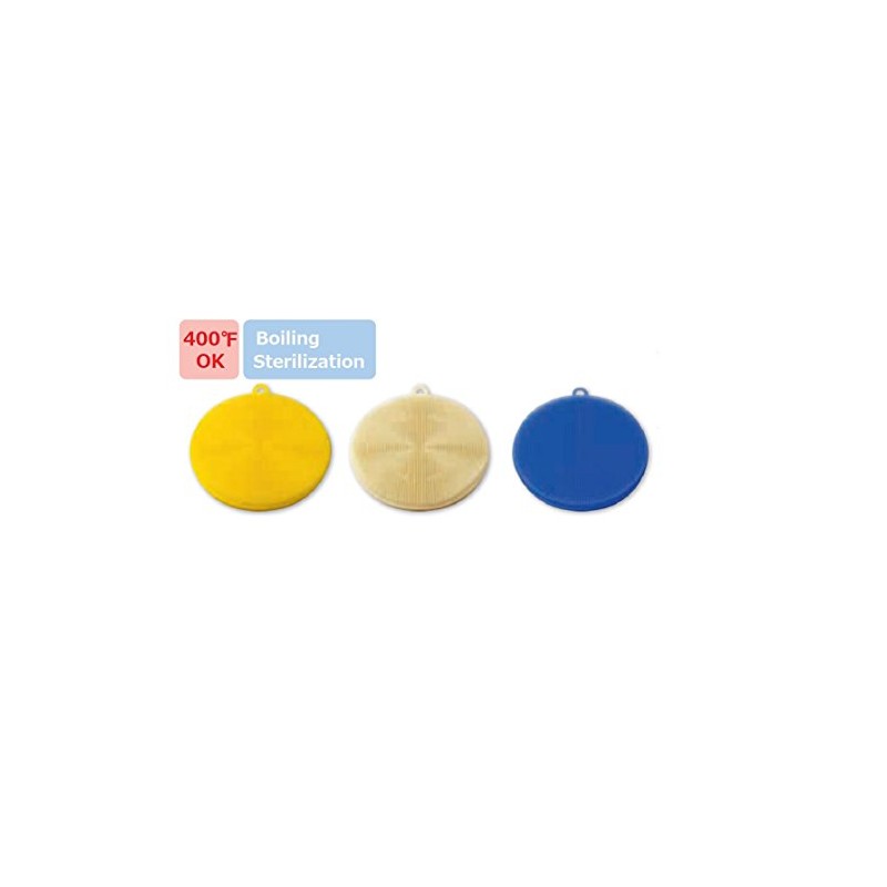 岡部洋食器 シリコン たわし ブルー TW-03