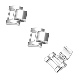 WONMILLE Extra 3 Extension 0.8'' Width Links for Smart Watch Band of Our Shop, Suitable for All Chains with a Width of 2cm (Silver)