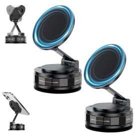 Thirsix Phone Mount, Thirsix Phone Holder, 360° & 180° Adjustable Vacuum Suction Phone Holder for Car (2PCS)