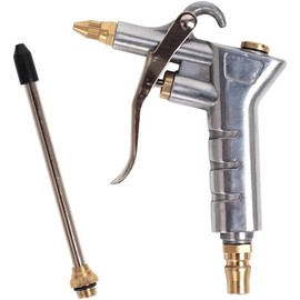 Sugarello Air Duster, Long Nozzle, 4.8 inches (121 mm), Air Blow Gun, Flow Adjustment, Dust Blow Gun, Air Tool, Aluminum Die Casting, Air Tool