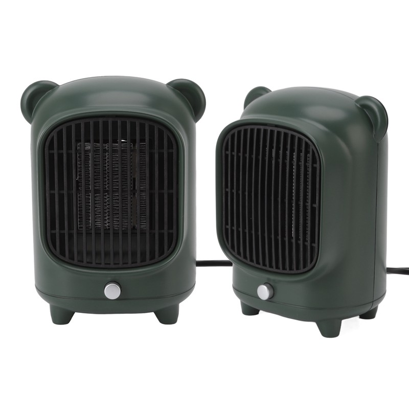 Space Heater Fast Quiet Heating Green Portable Mini Desktop Electric