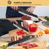 Purple Dragon Chef Knife Meat and Vegetable Cleaver Hand Forged