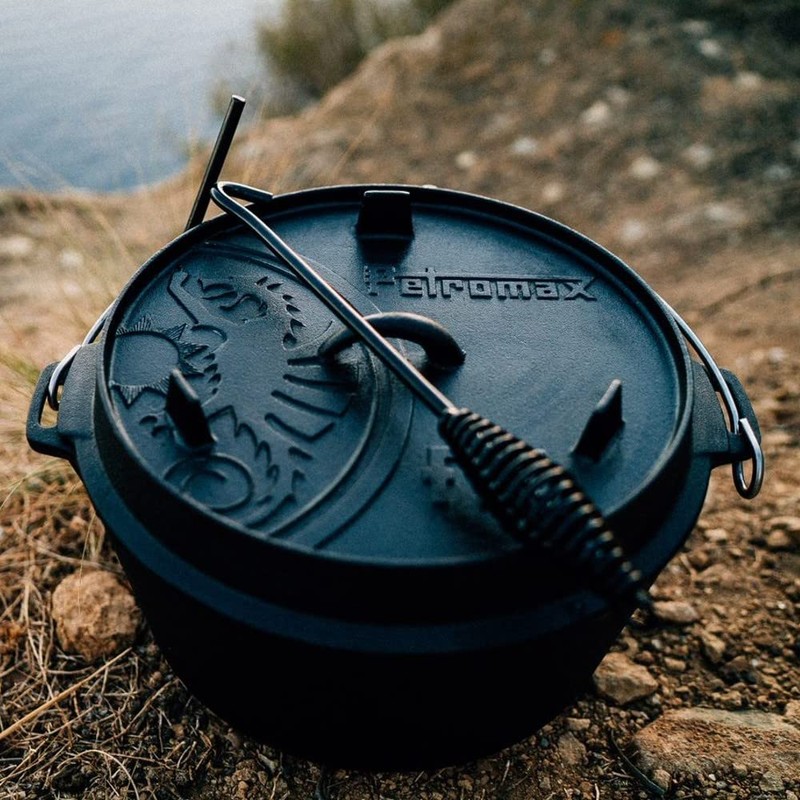 Petromax Universal Steel Lid Lifter for Dutch Ovens, Outdoor Camp