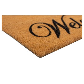 Calloway Mills 121353672 Scroll Welcome Doormat, 3' x 6', Natural/Coir