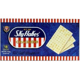 M.Y. San SkyFlakes Crackers Individually Wrapped 18 Packs 15.87 oz ( Pack of 6 )