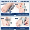 ePicsoa Hallux Valgus Korrektur Set, Unisex Fixierplatte Upgrade Hallux Valgus