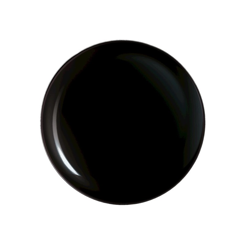 PENGO Premiere 6800627 Plate Opal Glass Black 27 cm Glass